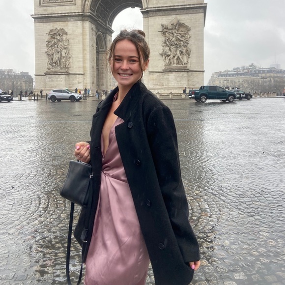 Zara NWOT Satin Effect Dress - Picture 10 of 11